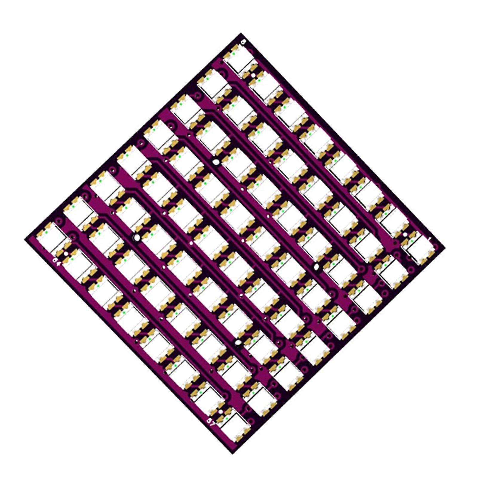 Multicolor 8x8 Dot Pattern Display 64 Individual Lights With Energy Efficient Operation Multicolor