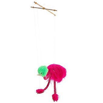 Ostriches Marionette Puppet Interactive Plush Animals Toy for Kids Playing
