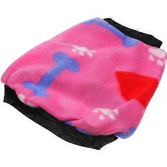 Chien Vêtements pour animaux de compagnie Gilet élégant Douillet Chaud Chiot Pull Pour Animaux De Compagnie Vêtements Pour La Fête S Rosy Simple Design 1Pc