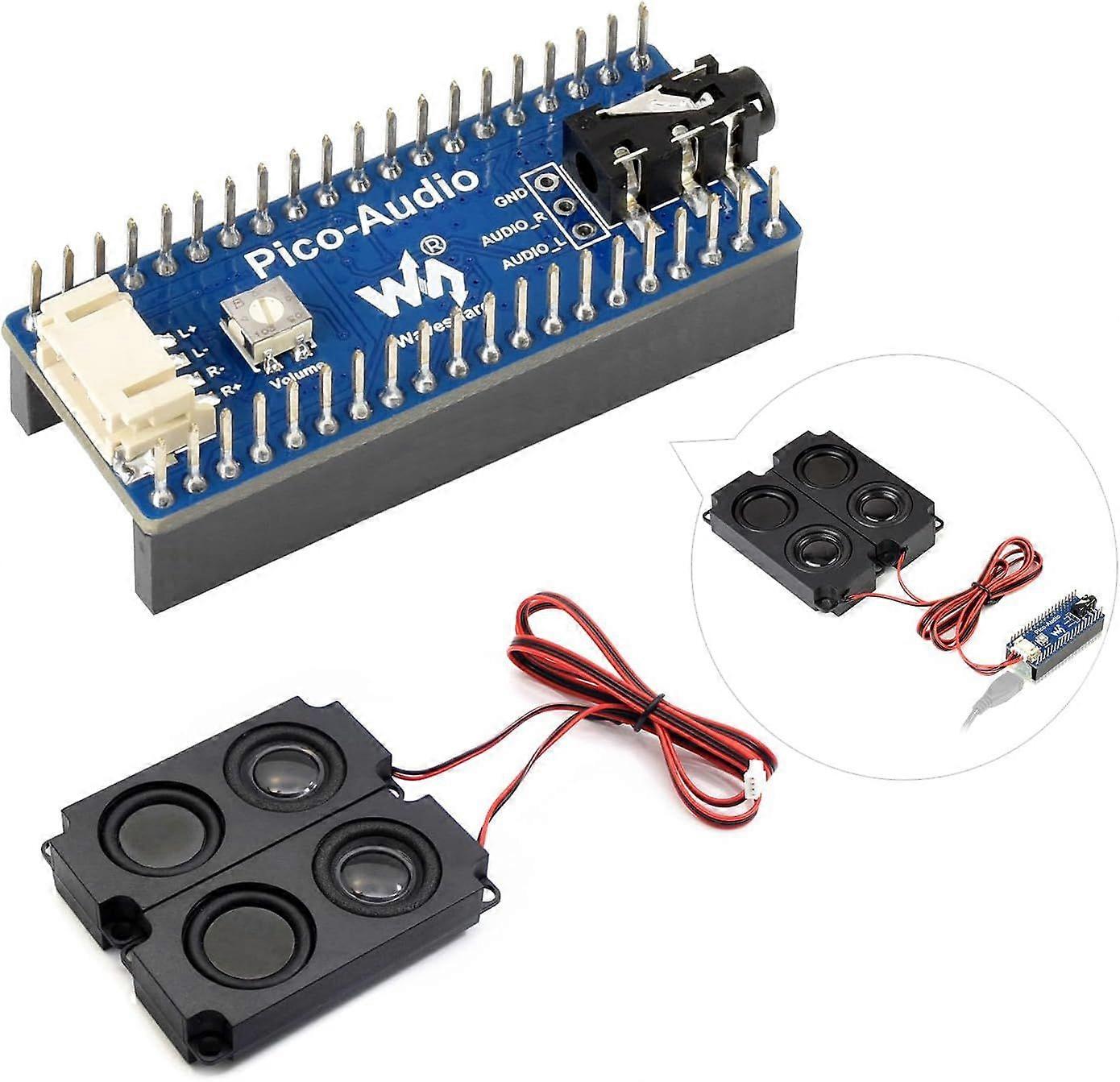 Audio Expansion Module for Raspberry Pi Pico Wide Range Audio Sampling Rate