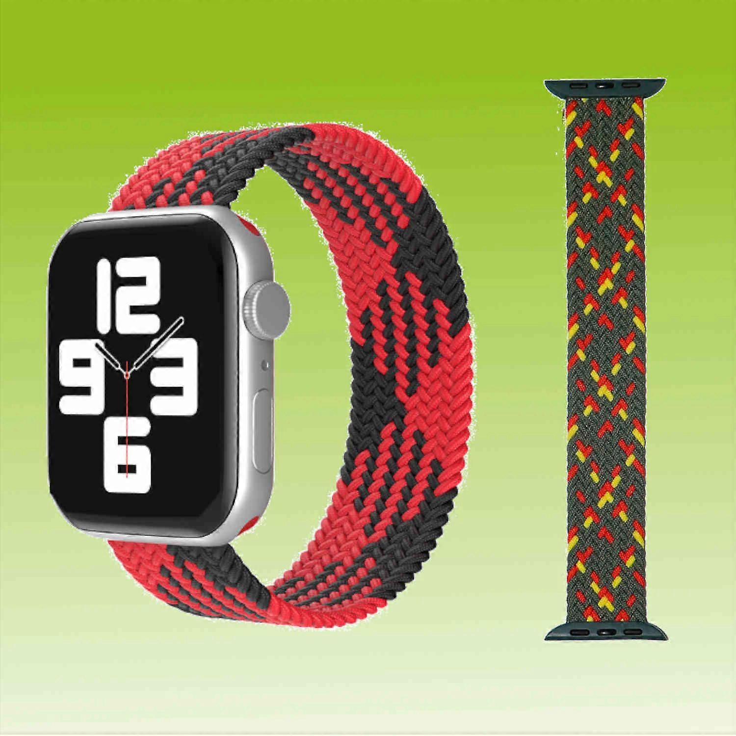 Replacement Nylon Watch Band for Apple Watch Series 10 46mm / 1 + 2 Ultra 49mm 9 / 8 / 7 45 / 6 SE 5 4 44 / 3 2 1 42mm