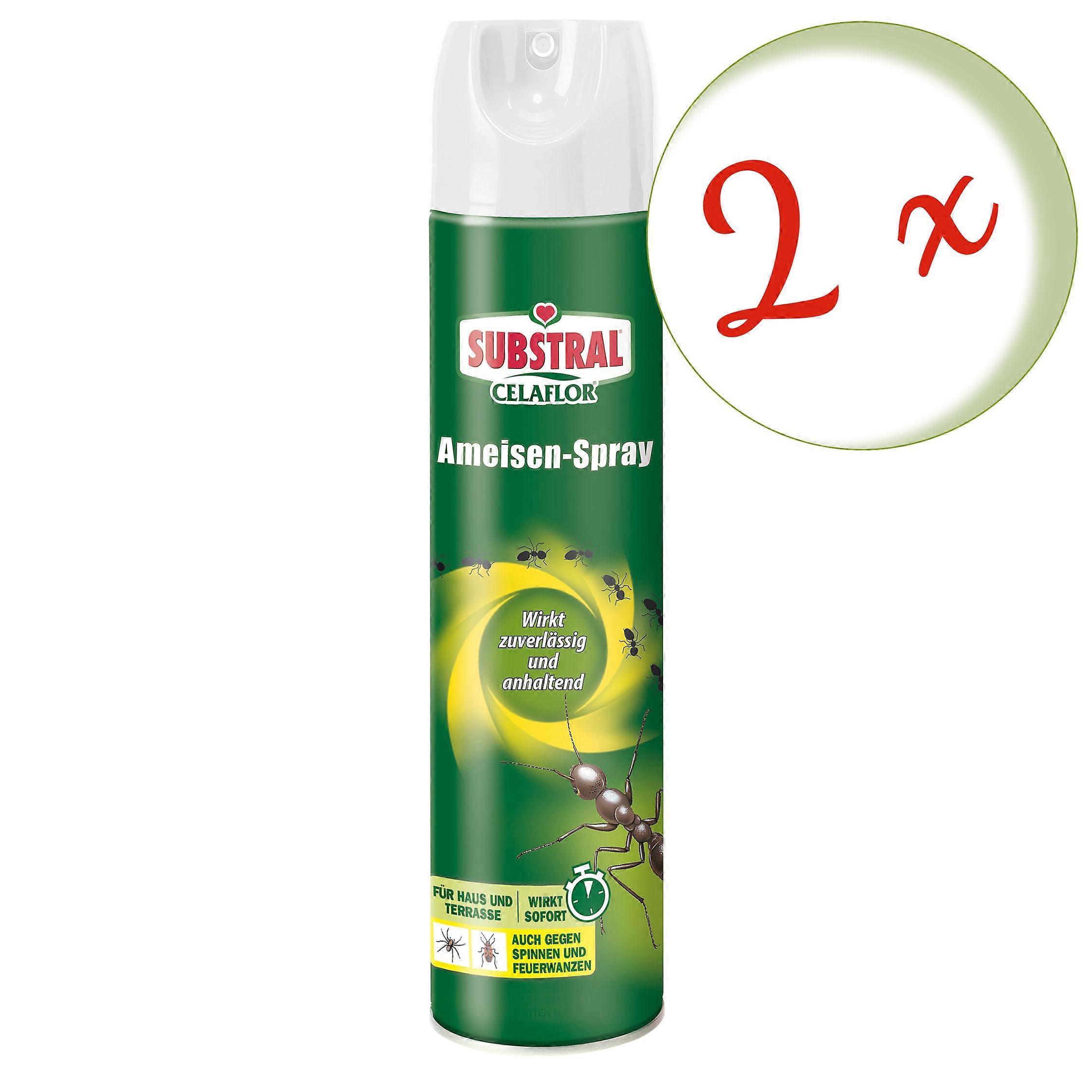 2 x SUBSTRAL® Celaflor® 蚂蚁喷雾剂，400 毫升