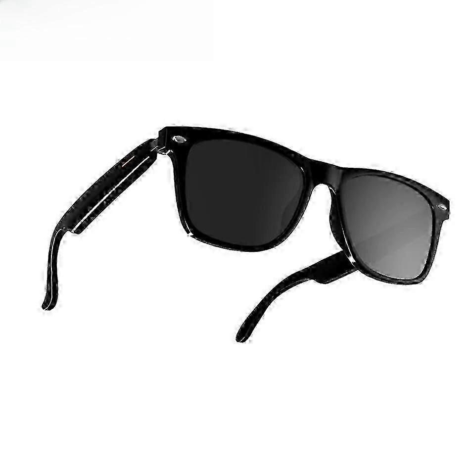 Smart Bluetooth Sunglasses with Open Ear Speaker, Mic & Remote Camera Control