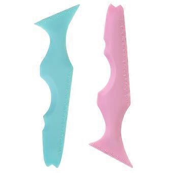 Eyeliner Stencils Multi-Function Eyeliner Aid for Makeup 2Pcs Silicone Tool