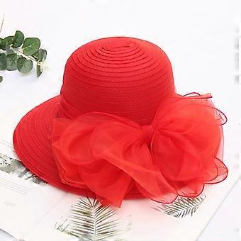 Cowgirlhoed Klassieke dameshoed voor kerkkleding Fascinator Bruidshoed Britse theekrans Trouwhoed Hoed in de uitverkoop