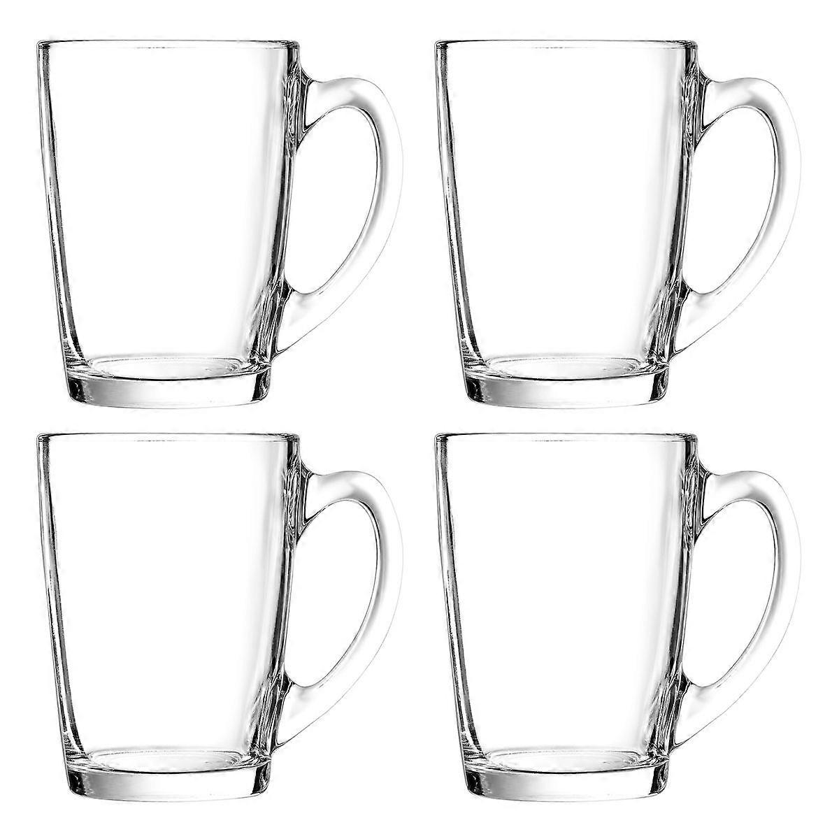 Mug Luminarc en verre trempé, forme balle, 320 ml - Lot de 4