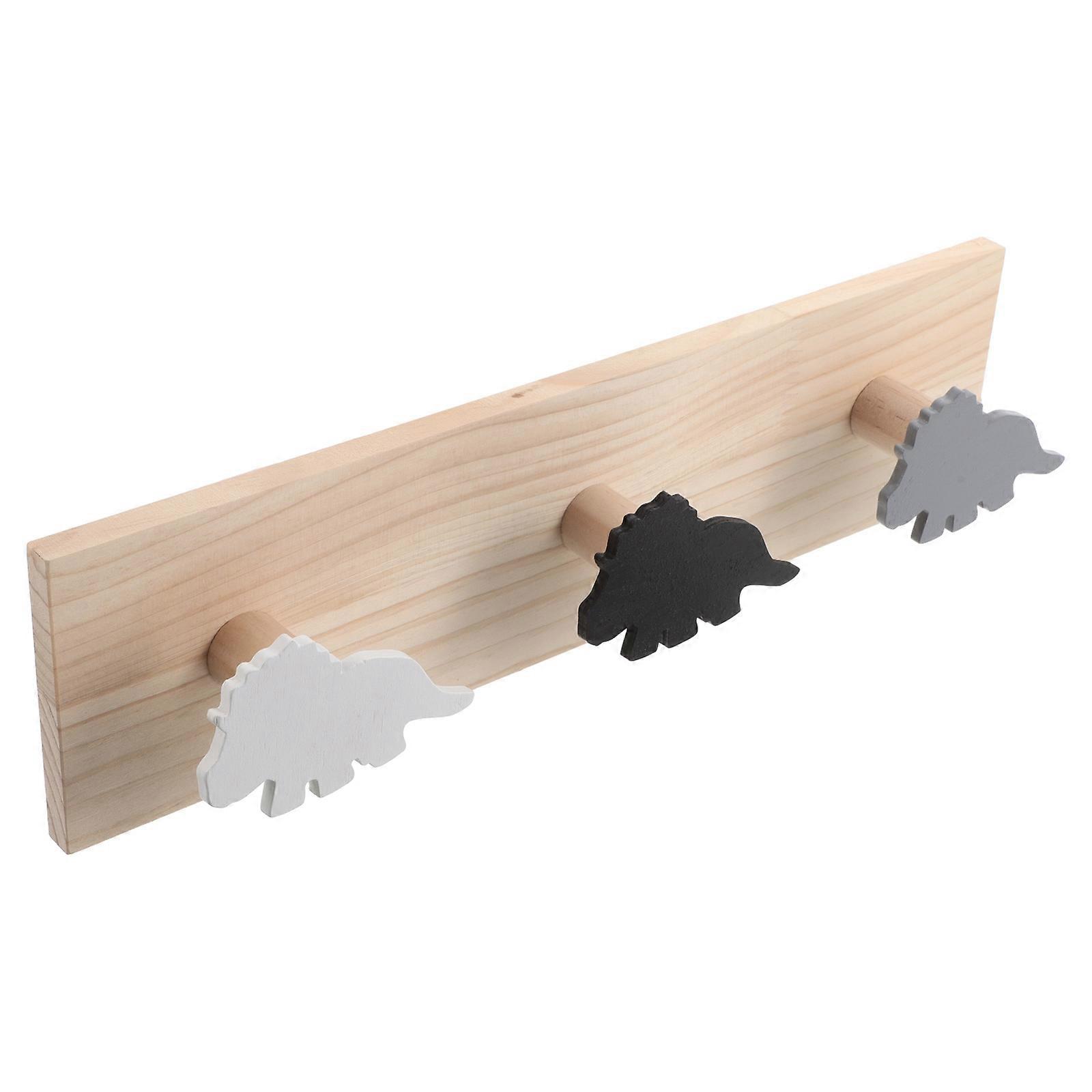 Creative Dinosaur Wall Hooks for Kids Offering Practical Multiple Hangings