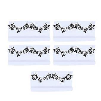 Paper Cutting False Eyelashes Xmas Design for 5Pairs Wear