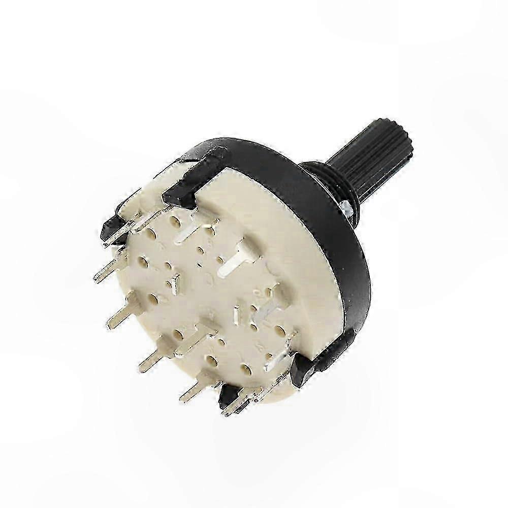 12-Position Rotary Selector Switch, Single Pole, Easy Control