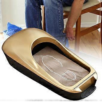 Automatic Shoe Cover Dispenser for Home and Office, Handsfree Operation, Nonslip Base, Waterproof Design