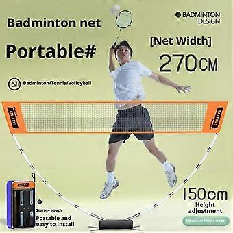 Portable Folding Badminton Net Outdoor Home Outdoor Simple Frame Badminton Net For Pickleballs Tennis Soccer Volleyball Training