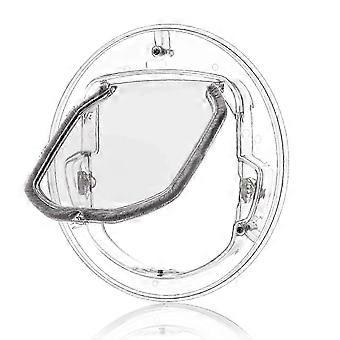Silent Brush-Seal Cat Flap for Glass Doors