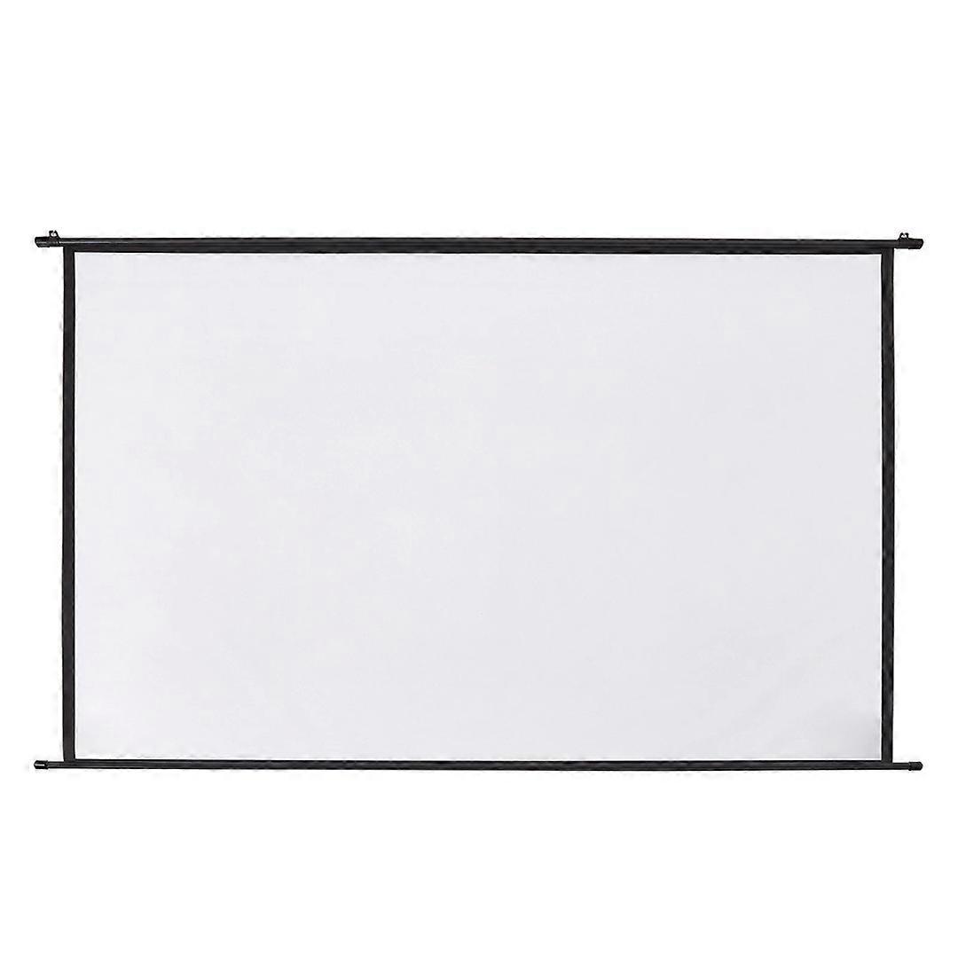 40-72in Pull Down Projection Screen 4:3 16:9 HD Wall