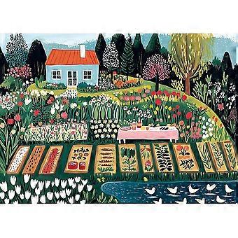 Puzzles for Adults Farm Countryside Floral Garden Art Puzzle HAA185