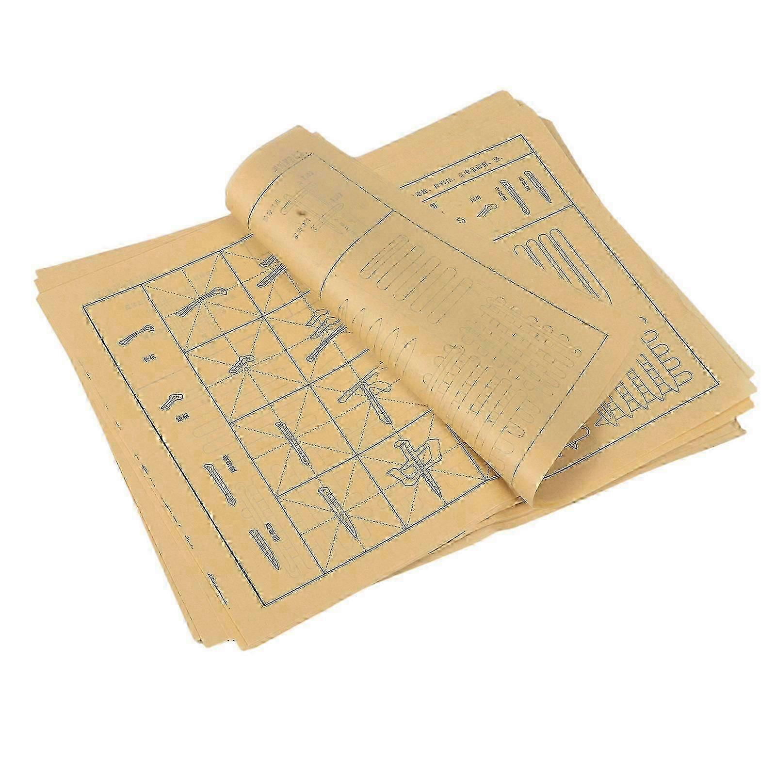Chinese Calligraphy Practice Sheets for Beginners, Durable Paper, 240 Sheets, Script Tracing, Hand Control