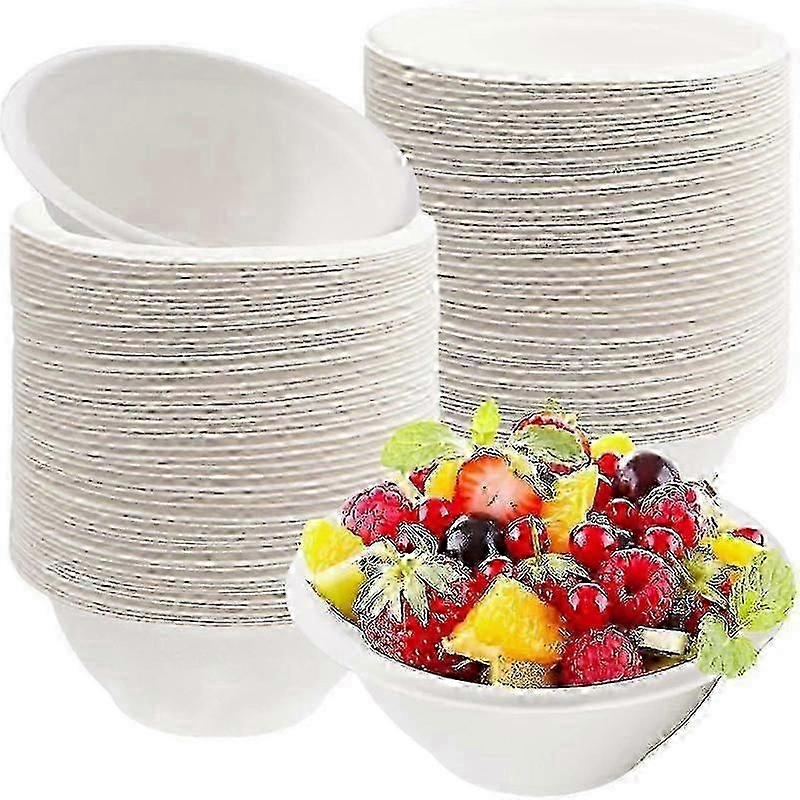8 oz 100 Pack Compostable Bagasse Bowls