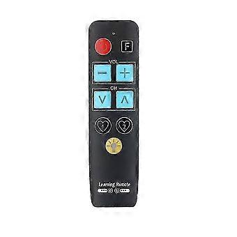 Controle remoto universal com botões grandes para TV, ideal para idosos - Controle remoto simples - com funções de busca automática e aprendizado, compatível com as principais TVs.