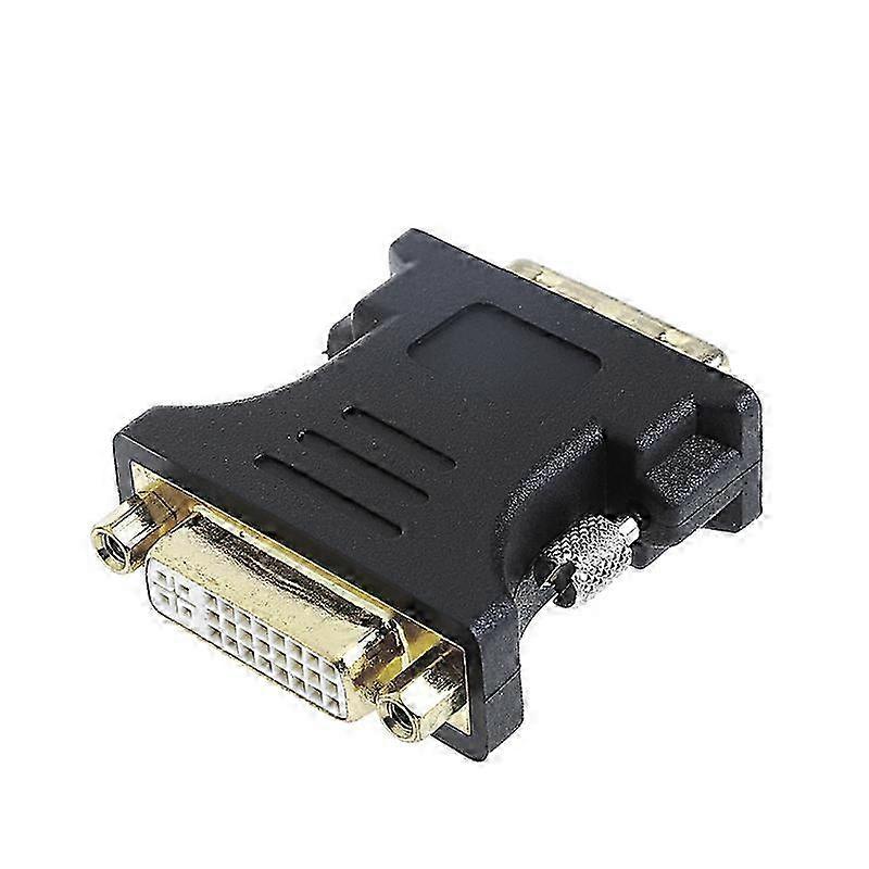 Compact Gold-Plated DVI-I Adapter