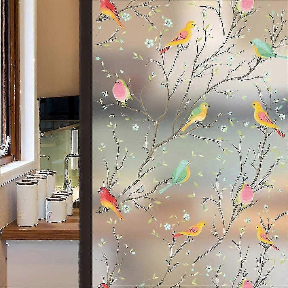 Frosted Opaque Bird Static Film