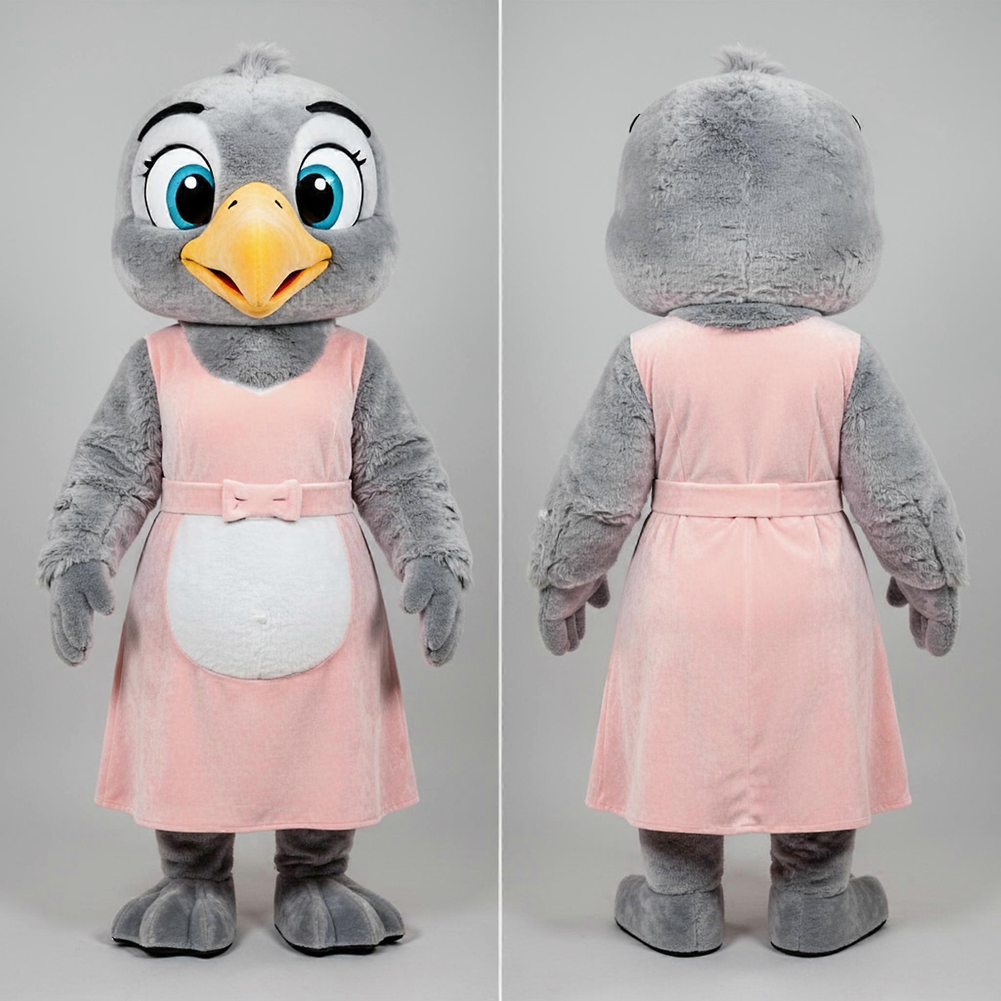 MASTICOT Blush Pink Elegant Albatross Mascot