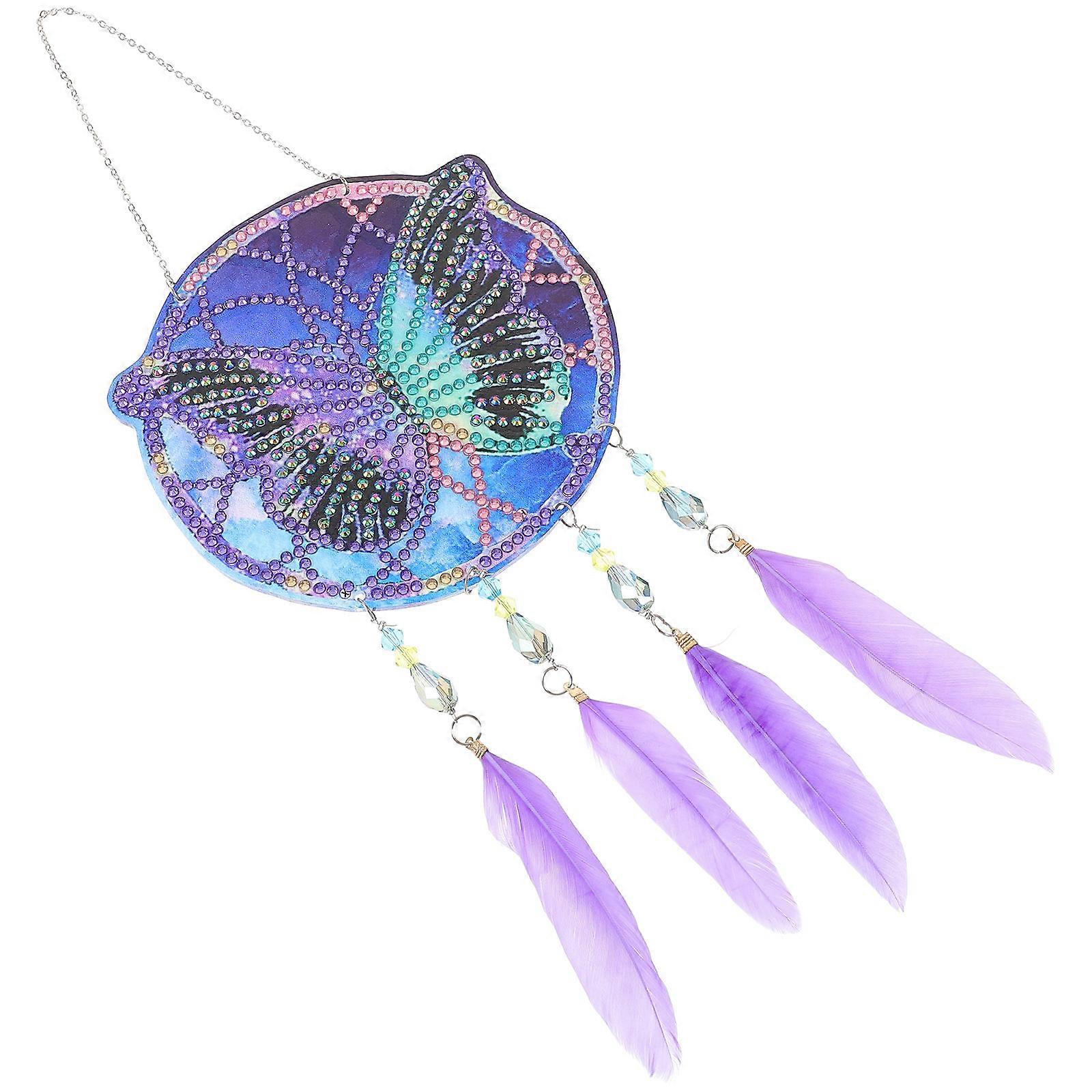Creative Feather Wind Chime Dream Catcher Wall Hanging