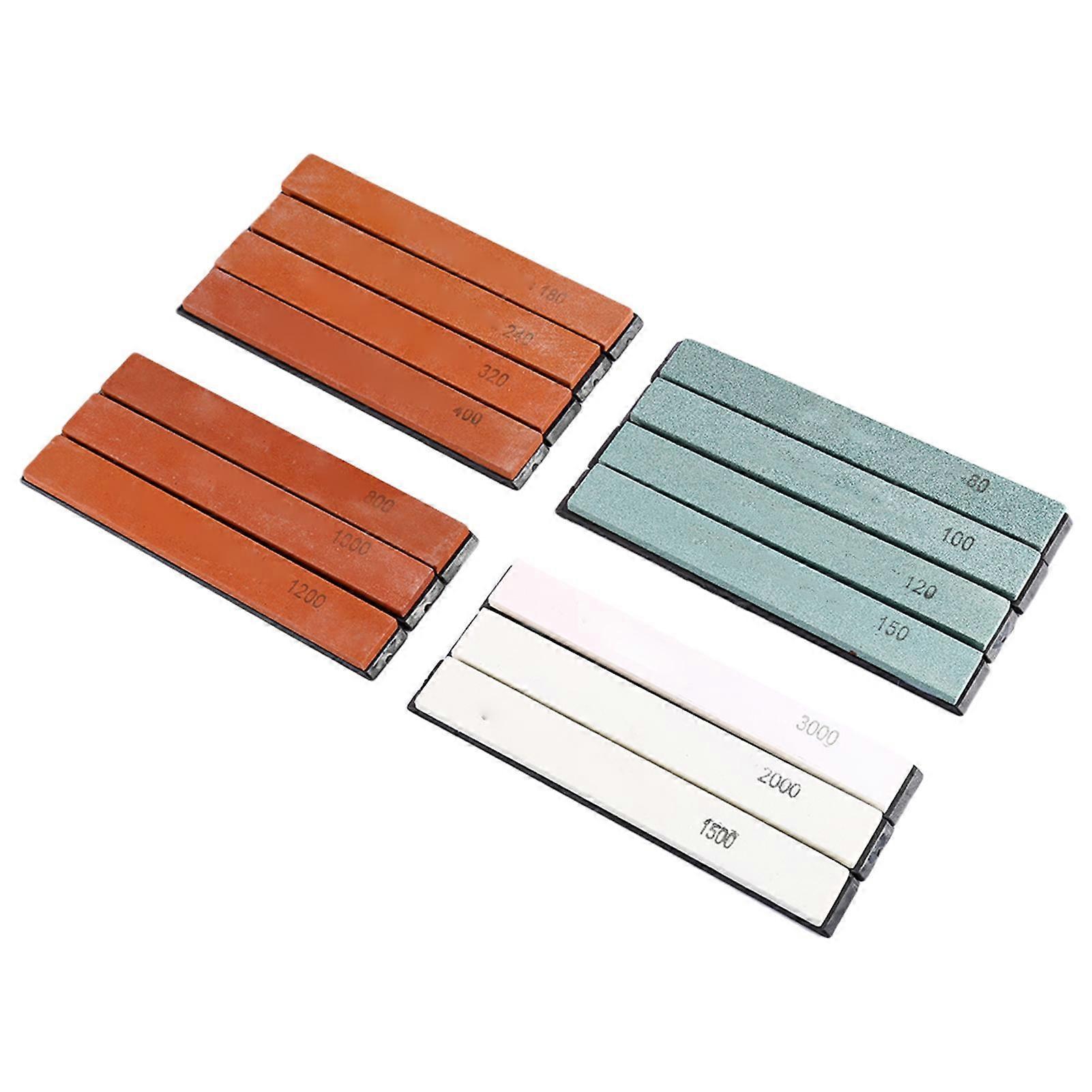 Pro Sharpening System Polishing Stone Kitchen Knife Sharpener Grit Tool