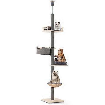Krabpaal - Krabmeubel - Kattenpaal - Krabton - Klimpaal - Verstelbaar 236-271 cm