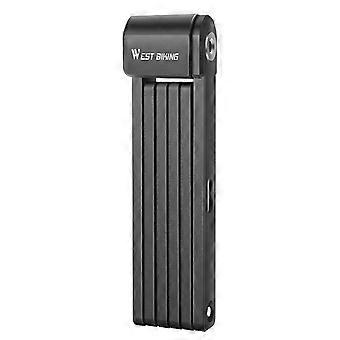 Candado plegable para bicicleta WEST BIKING, candado antirrobo para bicicletas de montaña, de carretera y scooter. Candado de cadena para bicicleta eléctrica.