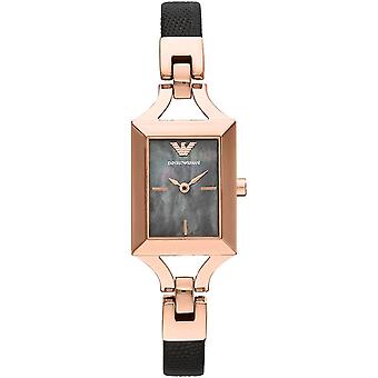 Armani Chiara Quartz Analog Woman Watch with Cowhide Bracelet AR7373