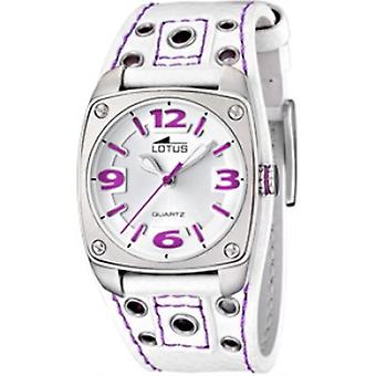 Lotus Quartz Analog Woman Watch with Cowhide Bracelet L15735/3