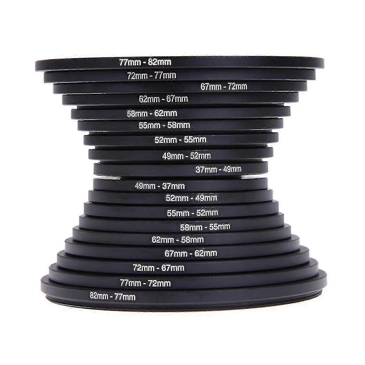 Aluminium Camera Lens Step Ring Set