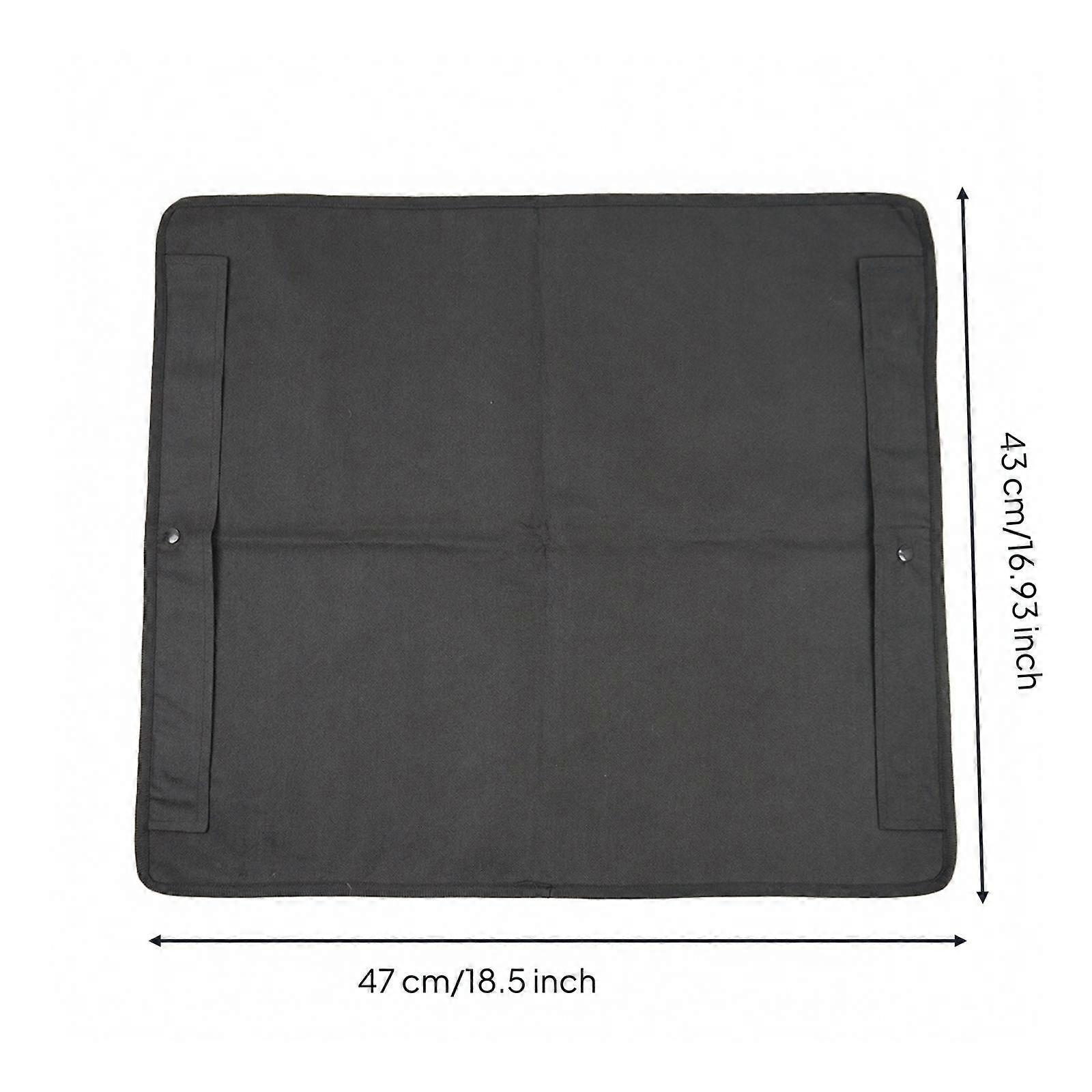 Reusable Pet Mat | snap fasteners Buttons, Layered Stitched Construction, pet