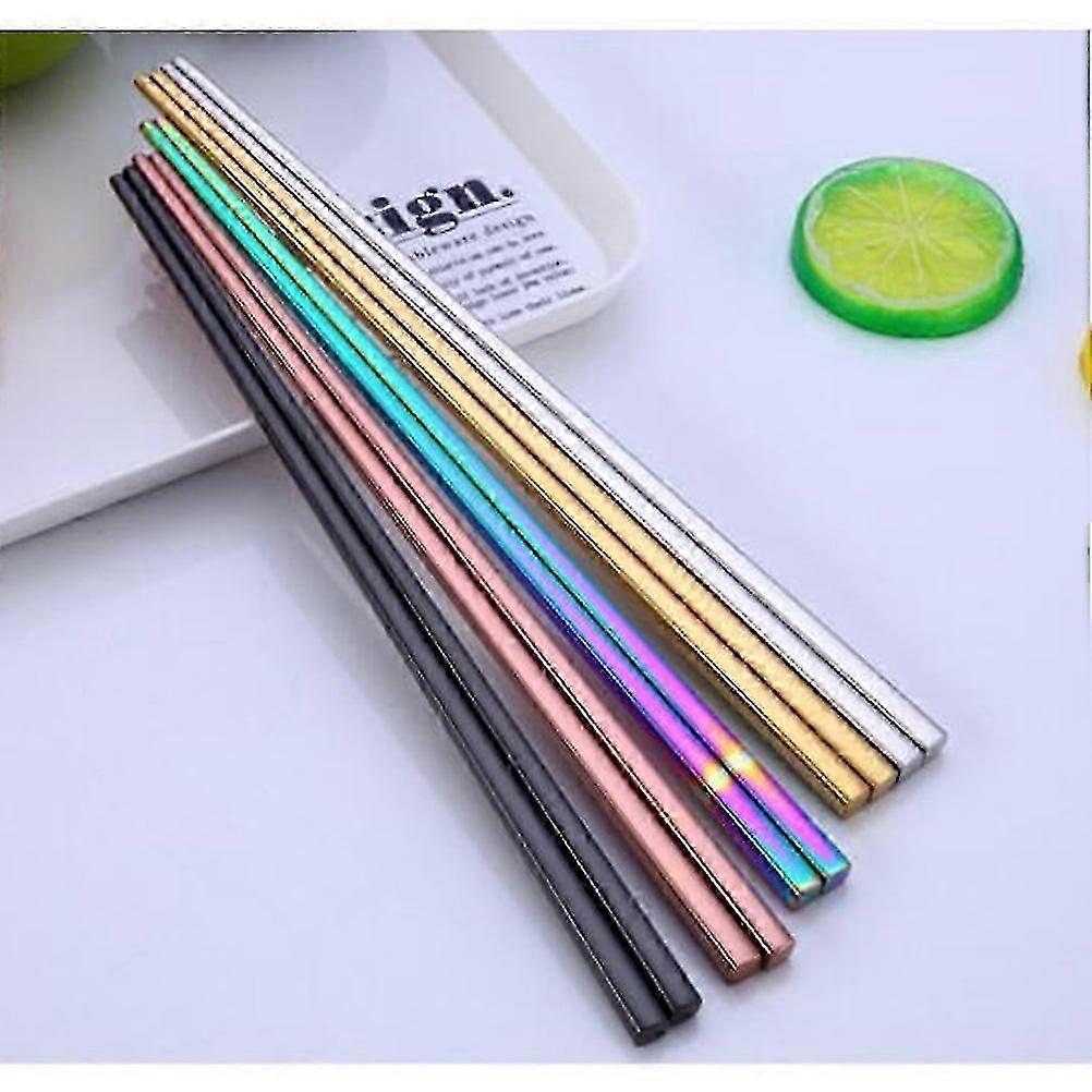 Stainless Square Reusable Chopsticks