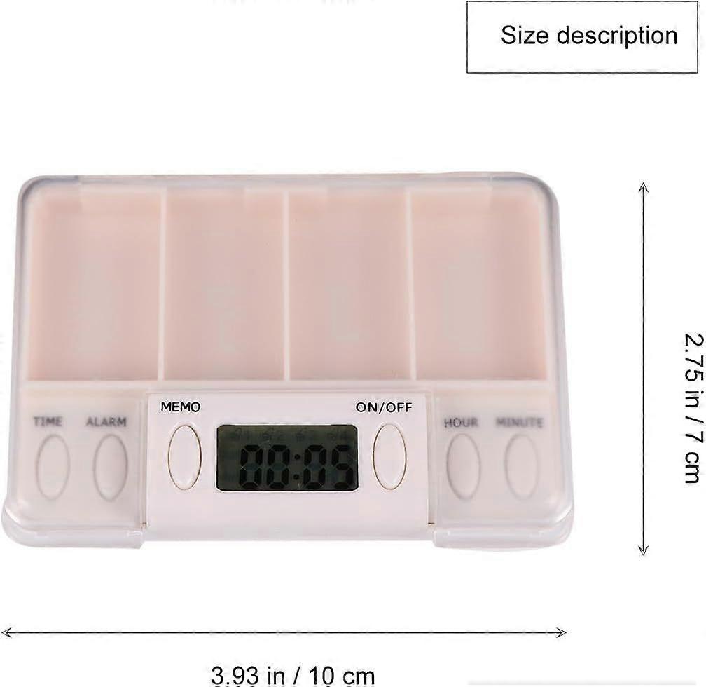 Smart Electronic Reminder Pill Box, Large Capacity