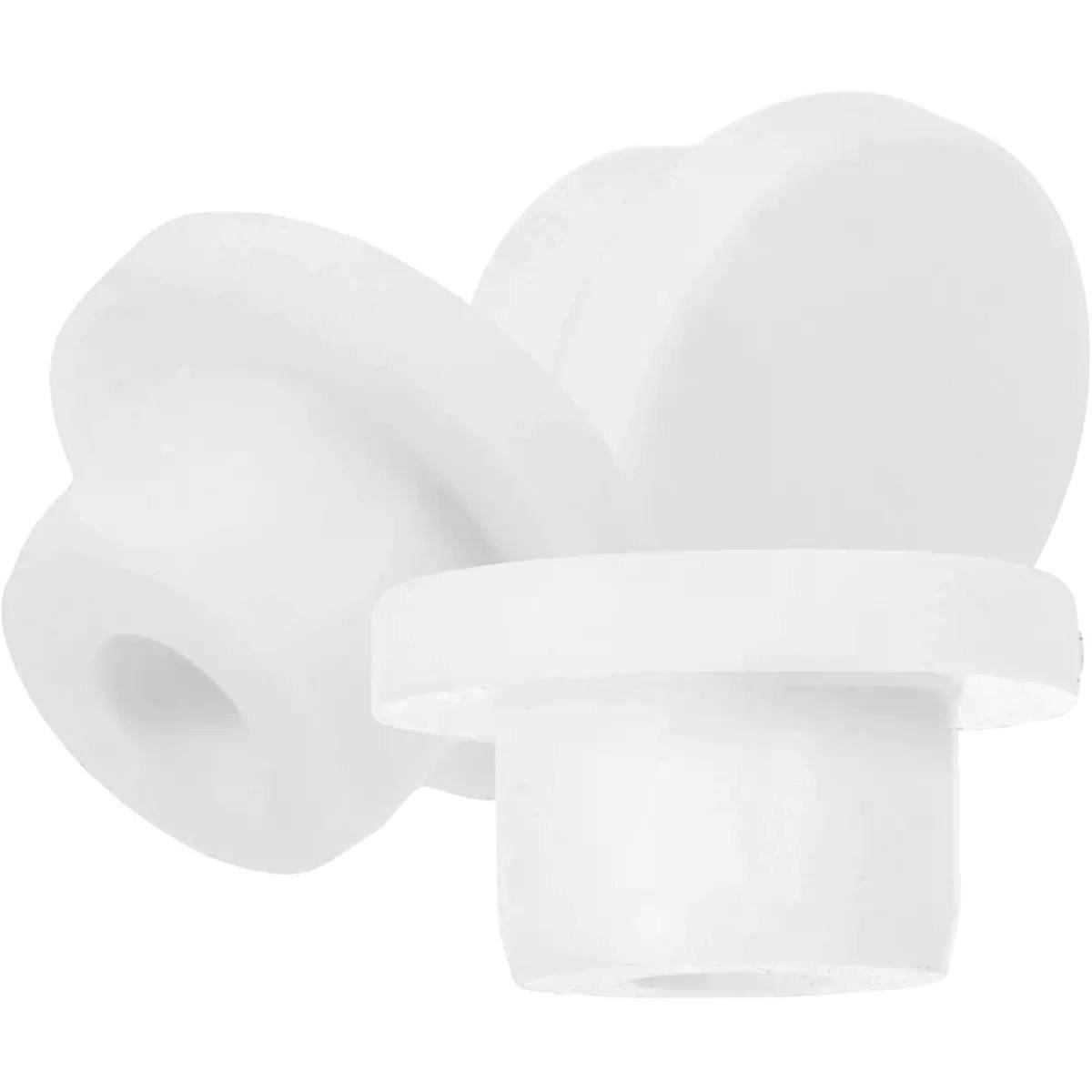 3pcs Mop Bucket 15mm Drain Plug Stopper Replacement Rubber White