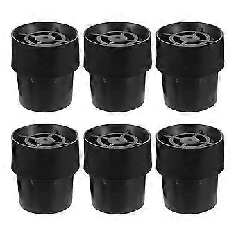 Trampoline Leg Caps Replacement for Shock Absorption with 6Pcs Black Covers