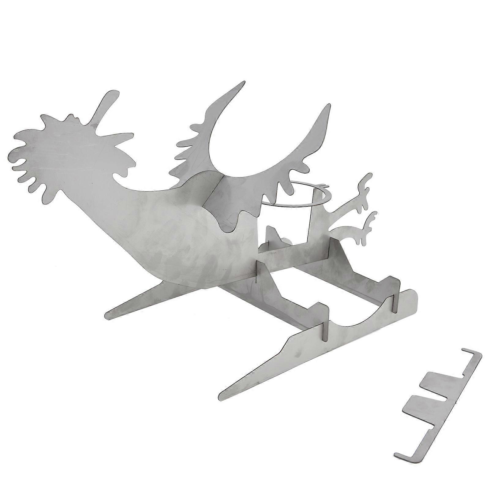 Upright Stainless Steel Chicken Roaster