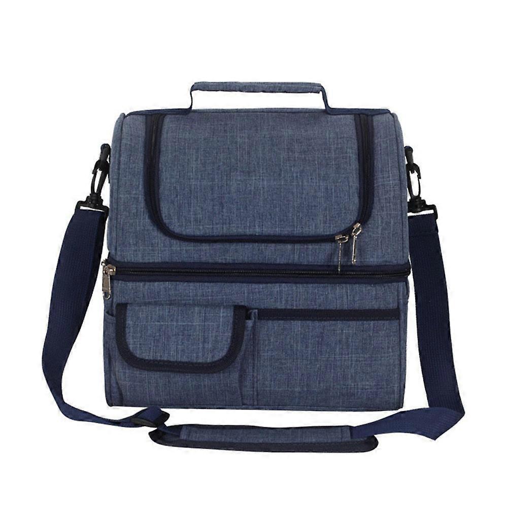 Large Dual Section Thermal Lunch Pouch