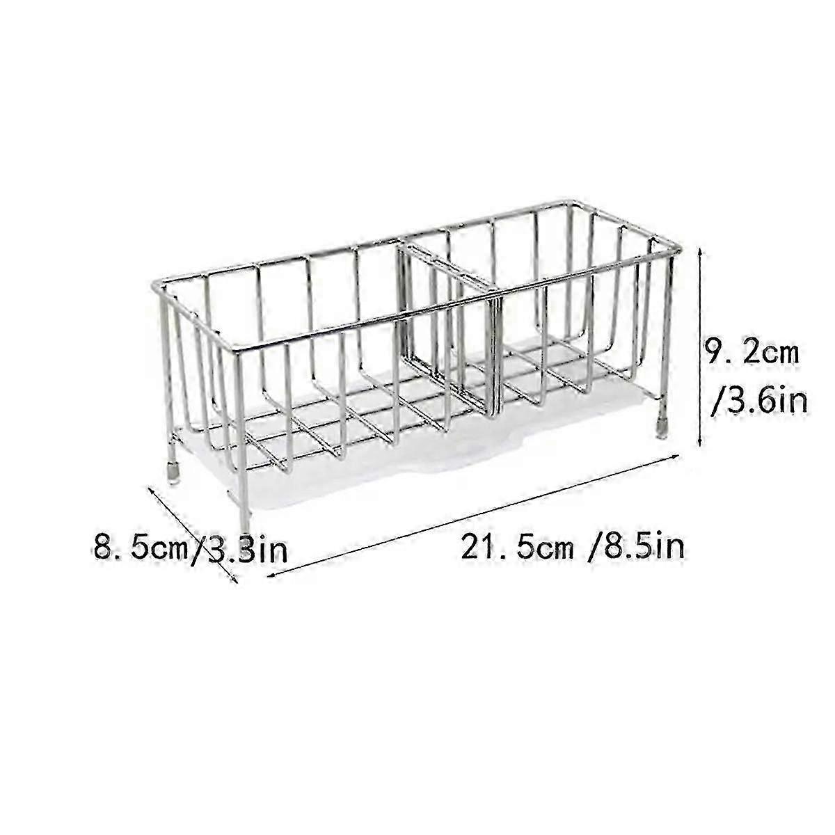Detachable Tray Stainless Sponge Holder