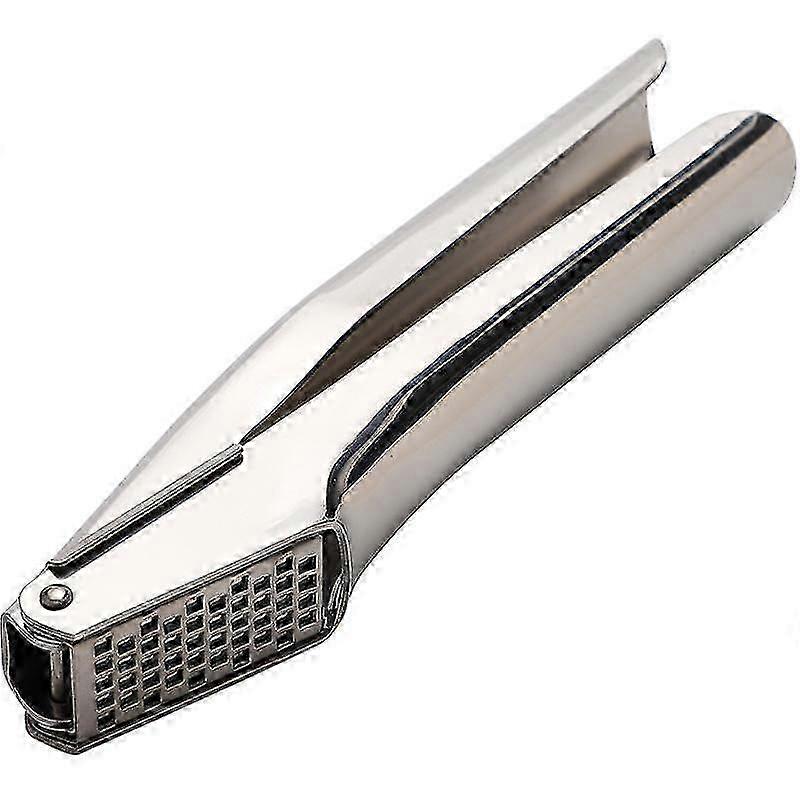 Professional-Grade Stainless Garlic Press