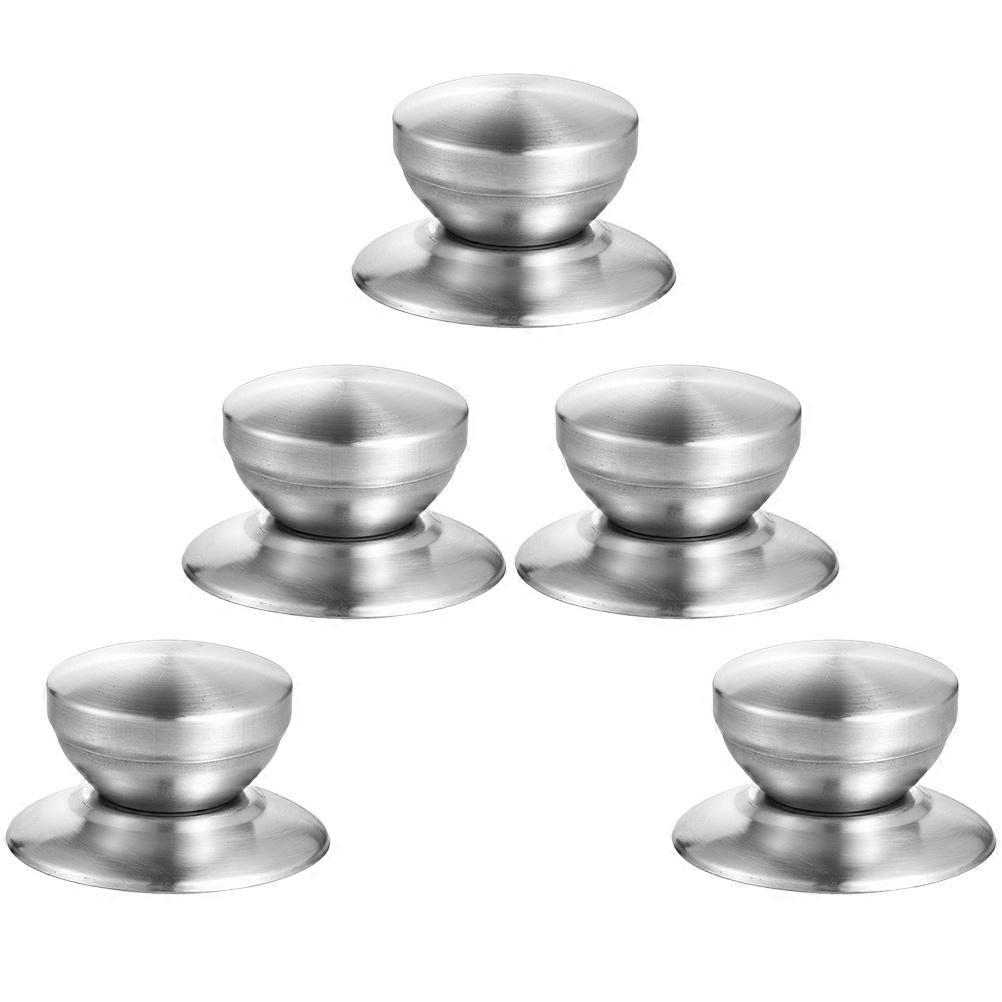 5Pcs Stainless Steel Lid Handles for Pot Use Replacement Knobs