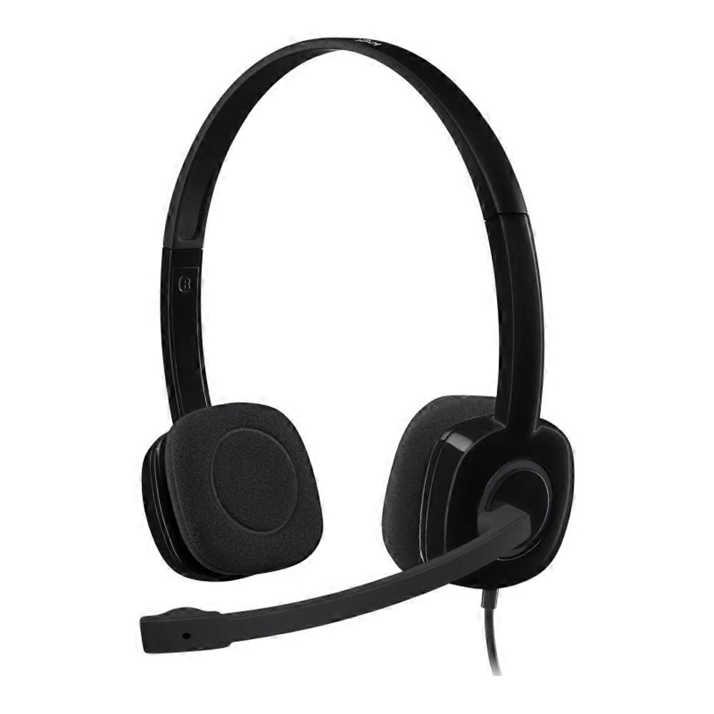 Logitech Premium Quality Compact Durable User-friendly H151 Wired Stereo Headset