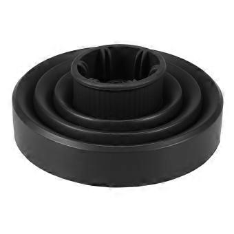 Salon Foldable Folding H dryer H  Blower Diffuser Cover Styling H dressing Tool(Black)