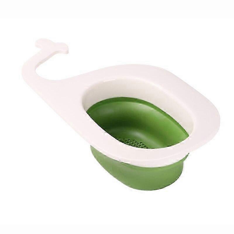 Silicone-Hinged Sink Strainer & Organizer