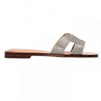 Aldo Womens/Ladies Diamante Flat Sandals
