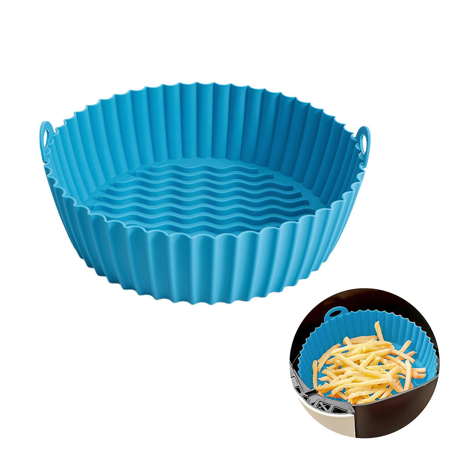 مقلاة هوائية سيليكون وعاء قلايات الهواء سلة خبز صينية غير لاصقة فرن صينية خبز