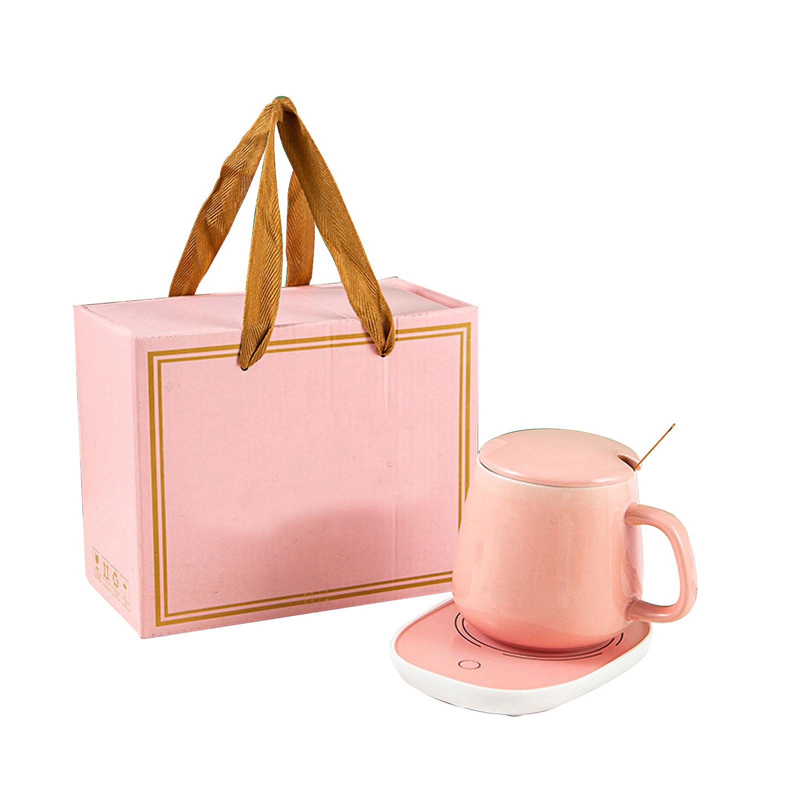Scaldatazza di caffè per scrivania con spegnimento automatico, set di scaldatazza per scrivania Home Office - regali di caffè di compleanno