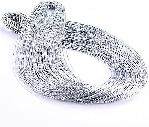 328 Feet Gift Tags String Hang Tags Rope (Silver)