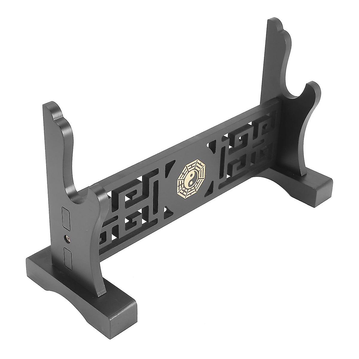 Sword Stand Weapon Display Stand Katana Genji Japanese Sword Blade Medieval Sword Stand Tai Bagua-A
