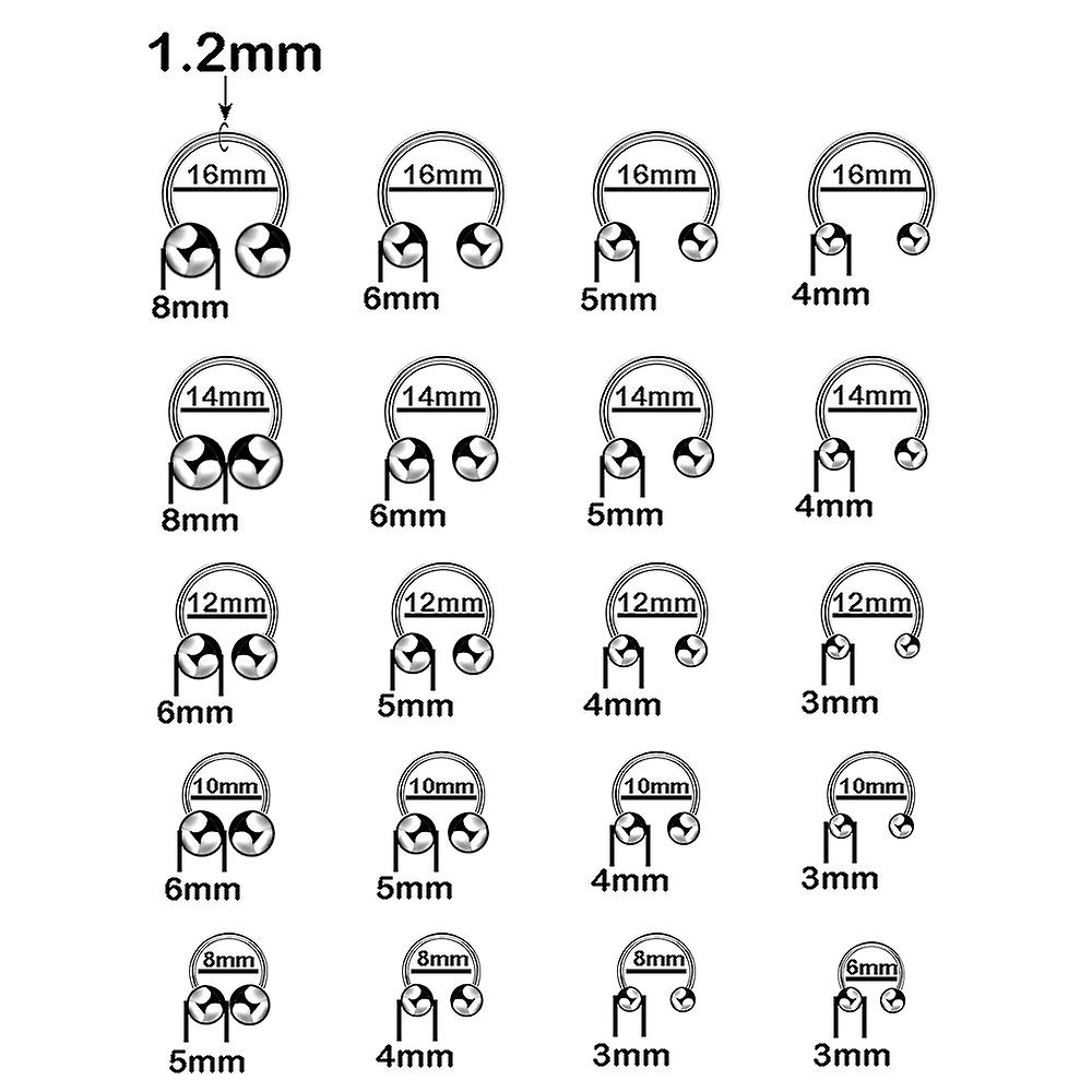 Chart Regular Piercing Gauge What Size Normal Nose Ring Gauge